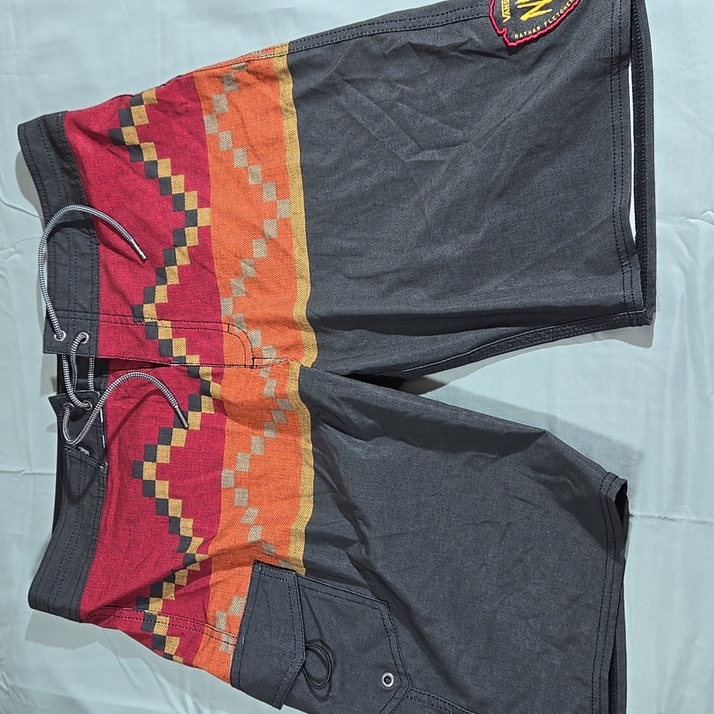 Vans NF Nathan Fletcher Into Oblivion Board Swim Shorts Size 33
